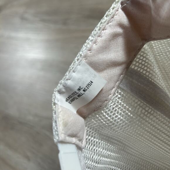 Vintage UNC North Carolina Tar Heels Snapback Hat Light Up Blue White Trucker - Picture 6 of 9